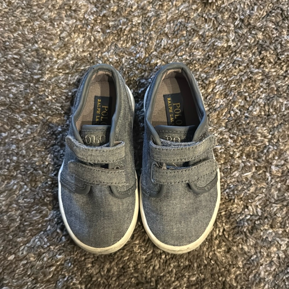 Little boys polo Ralph Lauren Velcro shoes